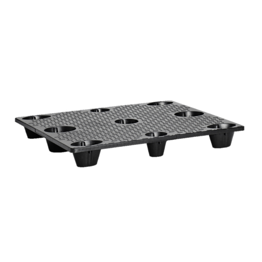 48x40 nestable closed deck plastic pallet with anti-skid surface